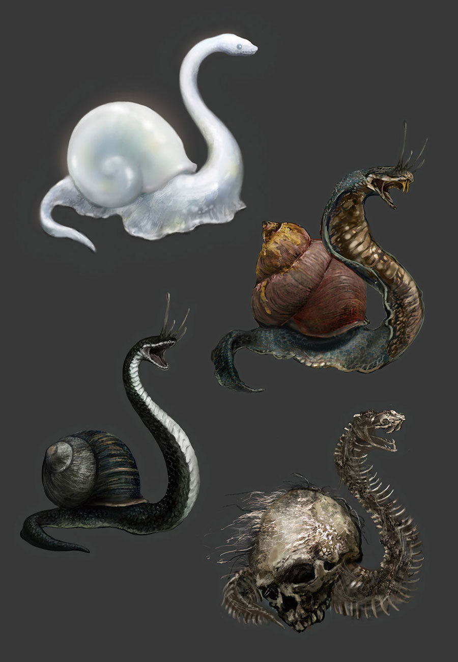 Snails Concept Art from Elden Ring