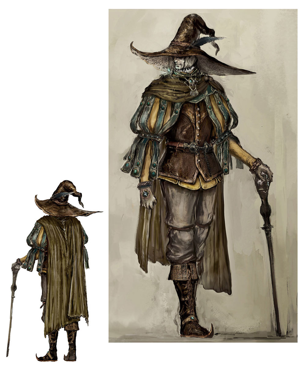 Spellblade Set Concept Art from Elden Ring