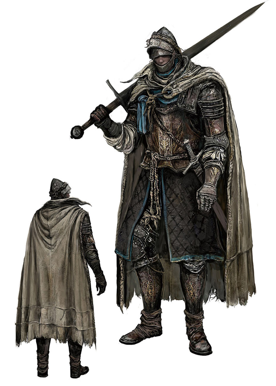 Vagabond Class Concept Art from Elden Ring