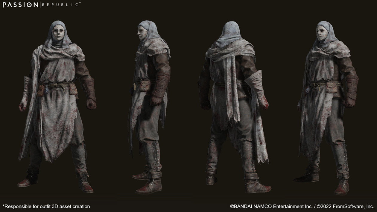 Varre War Surgeon Armor Set Art from Elden Ring