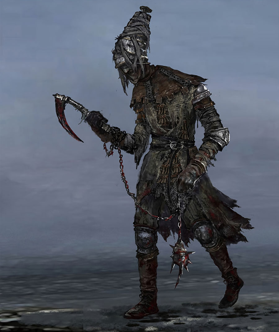 Vulgar Militiaman Concept Art from Elden Ring