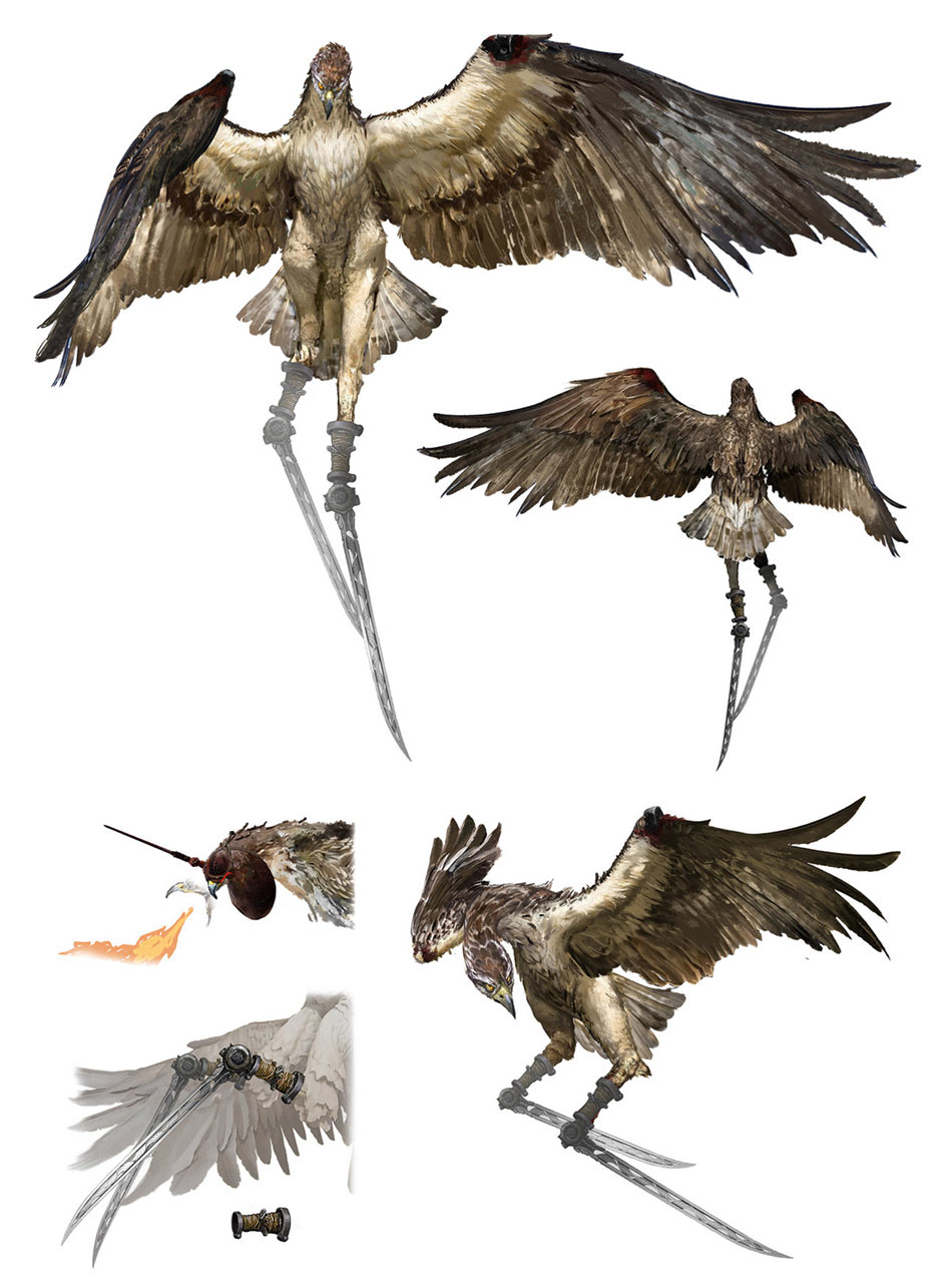 Warhawk Concept Art from Elden Ring