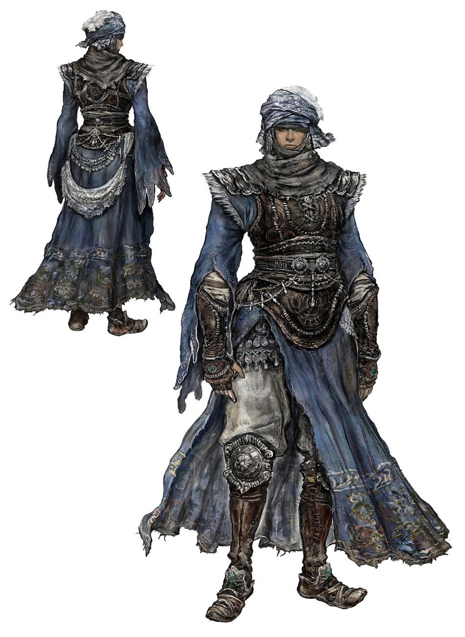 Warrior Class Concept Art from Elden Ring