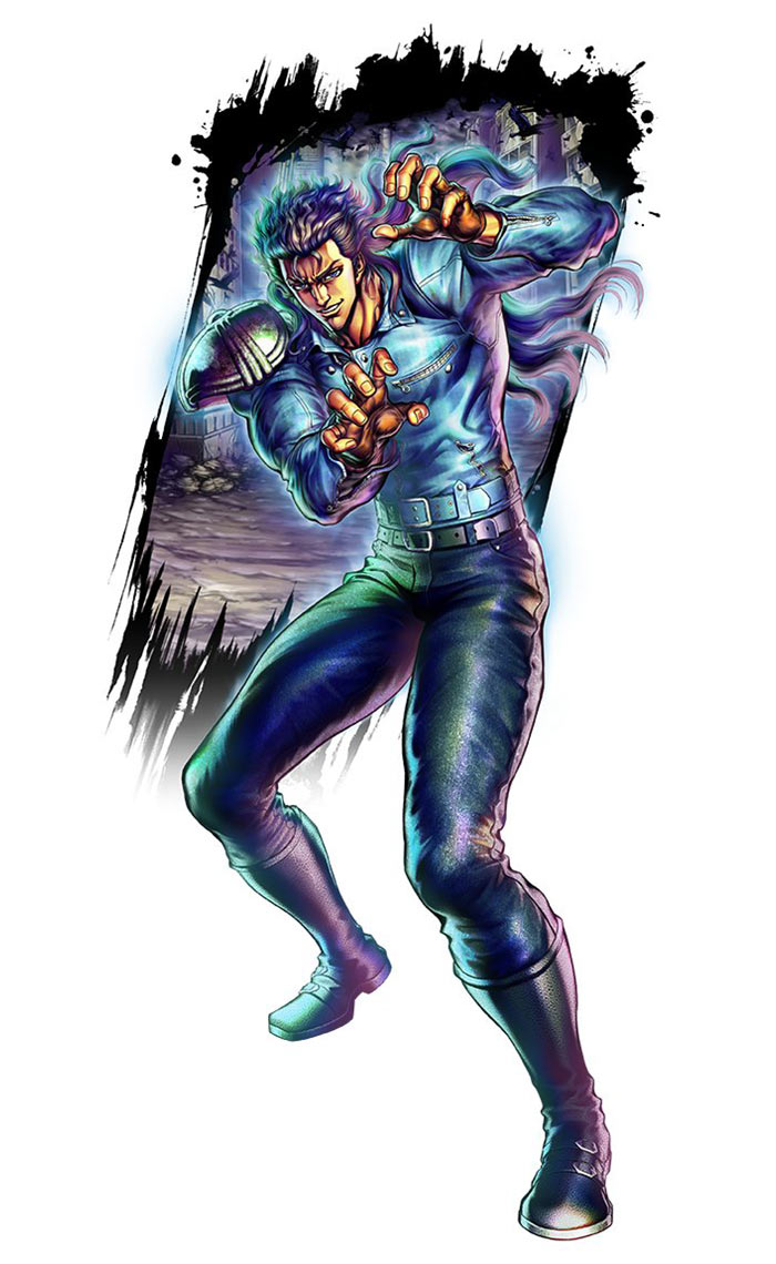 Dark Wolf Rei Art from Fist of the North Star: LEGENDS ReVIVE