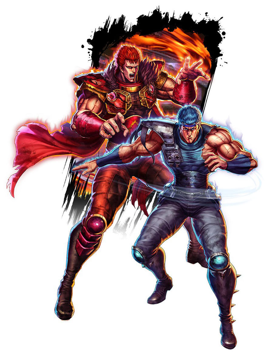 Shuren and Huey Art from Fist of the North Star: LEGENDS ReVIVE