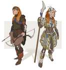 Aloy Nora Tracker and Nora Thunder Warrior Outfits