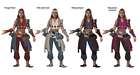 Aloy Oseram Outfits Dye Packs Concept