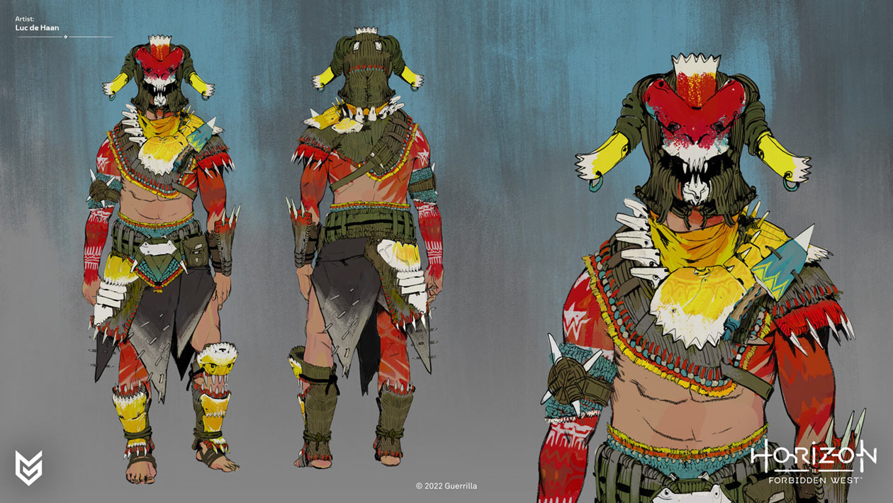 Desert Tenakth Grunt Art from Horizon Forbidden West