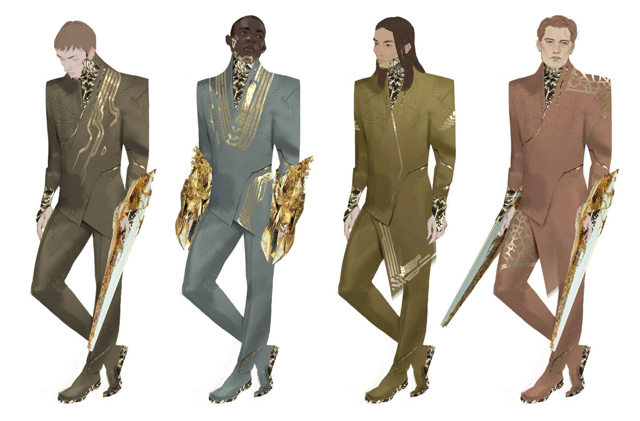 Far Zenith Males Art from Horizon Forbidden West