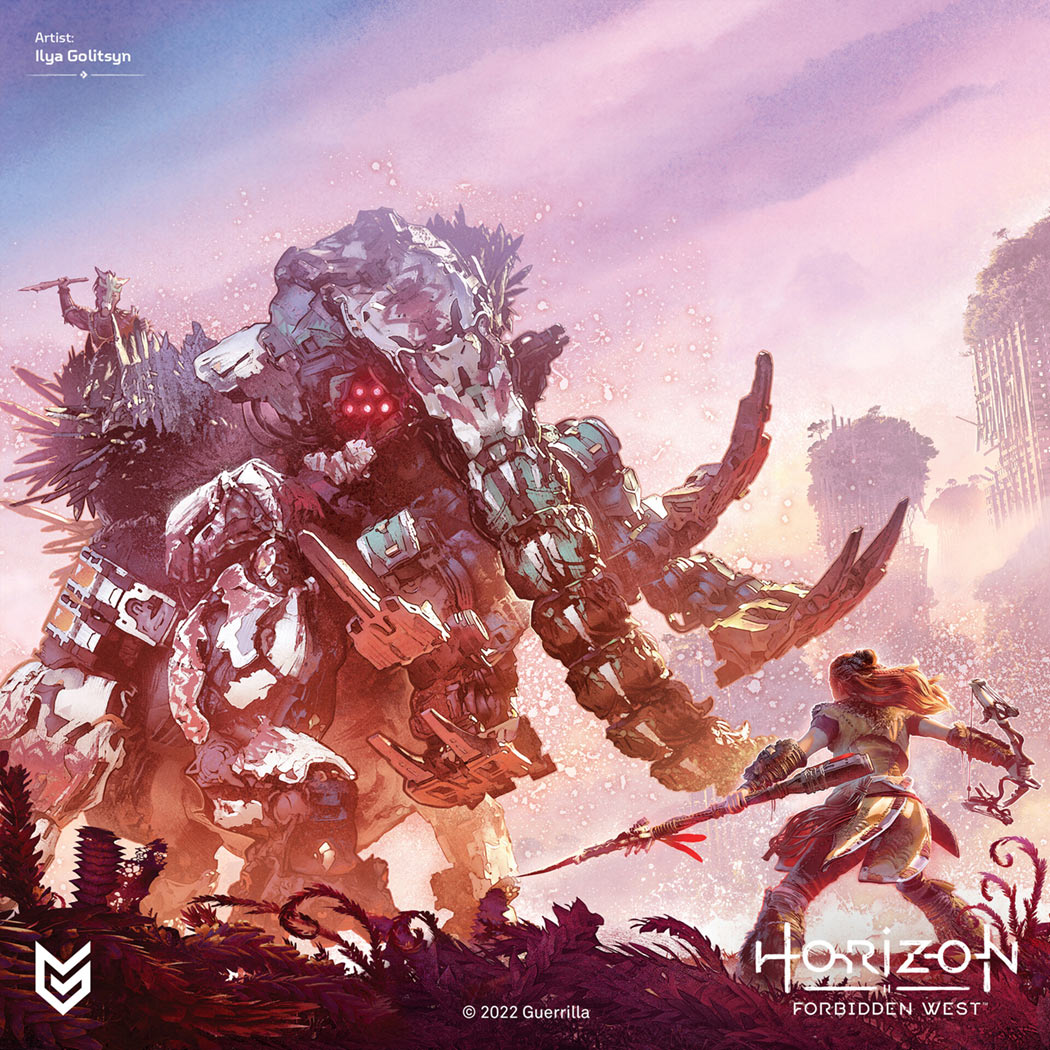On the Hunt OST Cover Art from Horizon Forbidden West