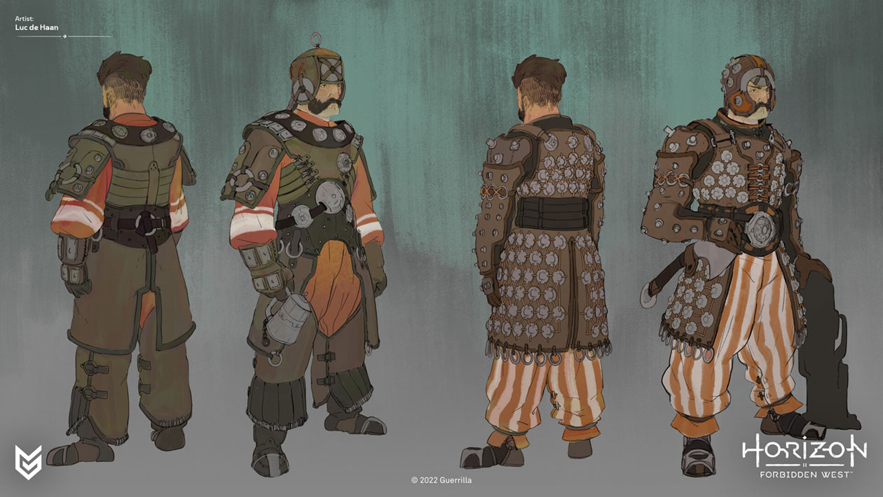 Oseram Hunters Art from Horizon Forbidden West
