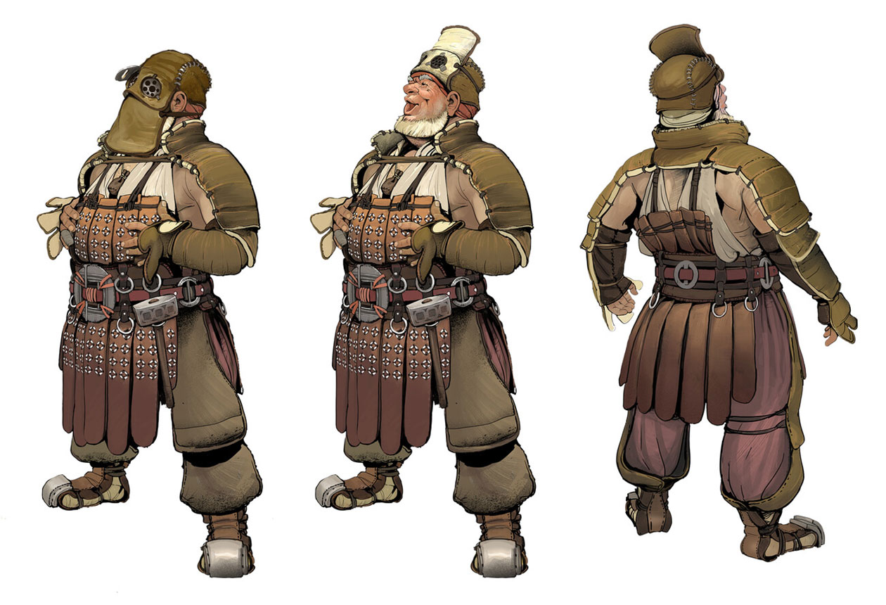 Oseram Male Civilian Art from Horizon Forbidden West