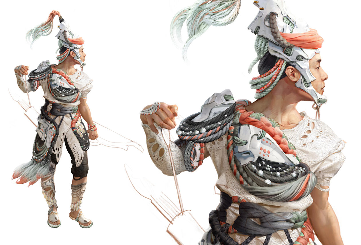 Quen Marksman Art from Horizon Forbidden West