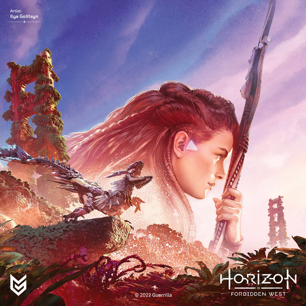 The Western Shore OST Cover Art from Horizon Forbidden West