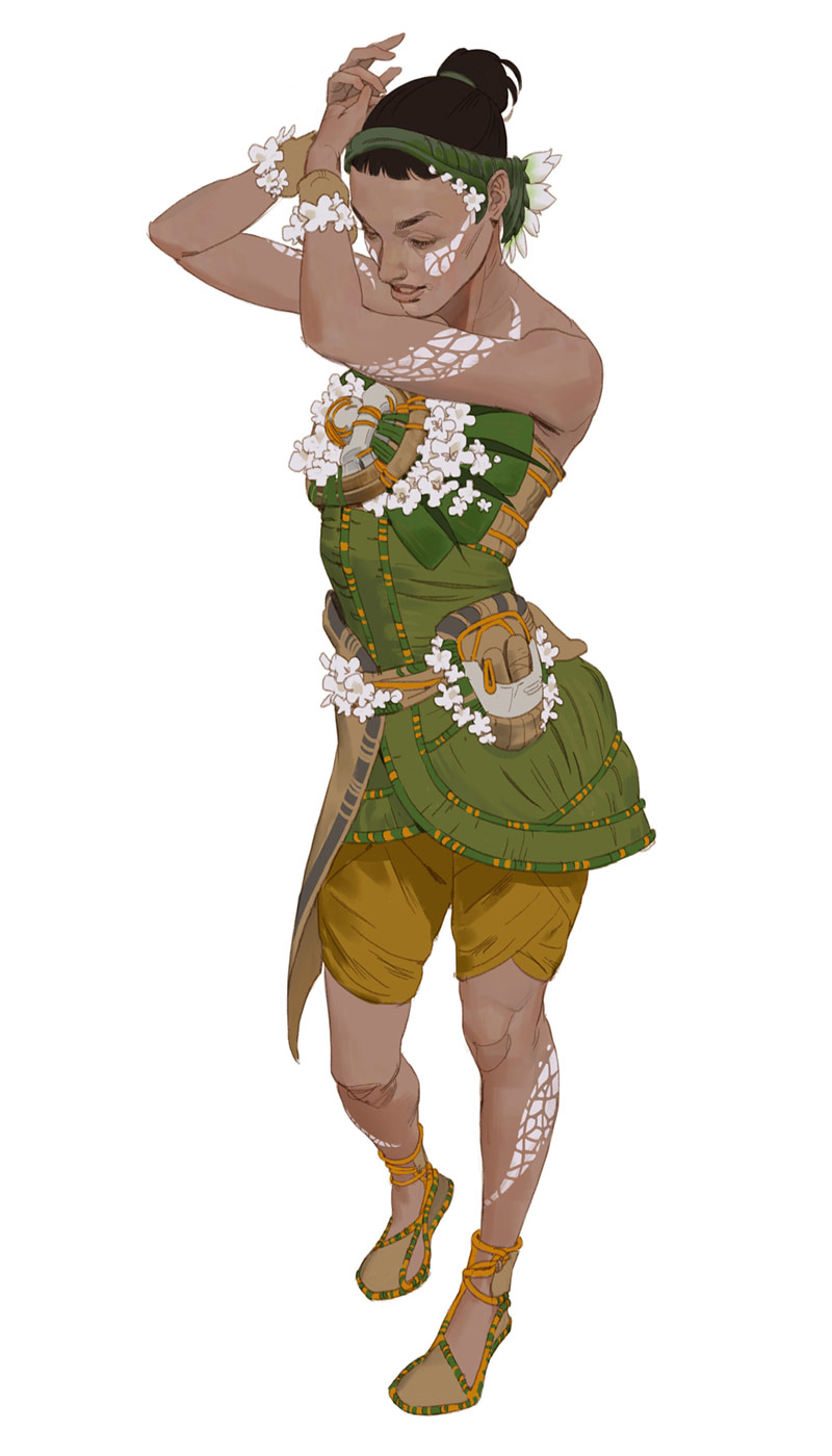 Utaru Female Chorus Art from Horizon Forbidden West