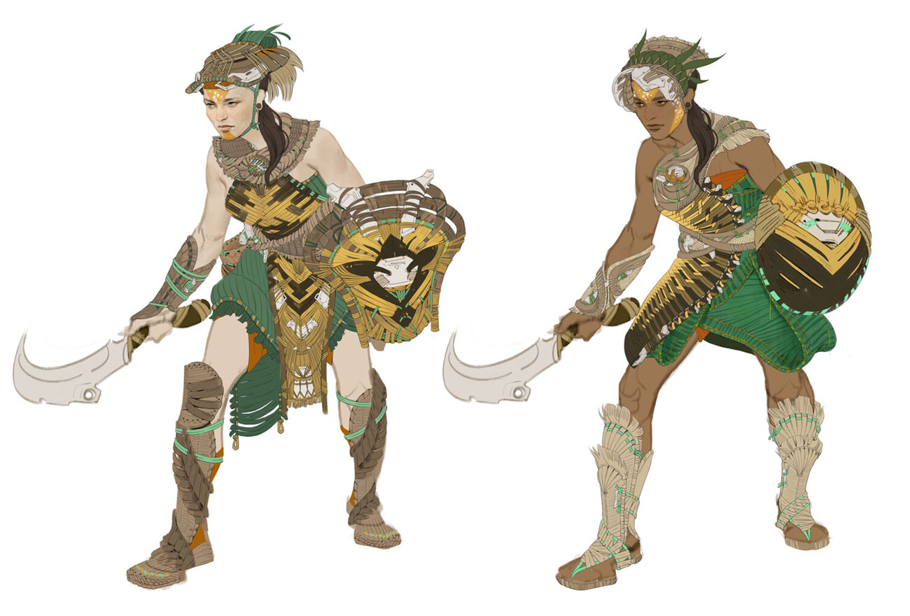 Utaru Female Grunt Art from Horizon Forbidden West