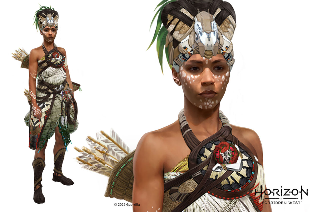 Zo Concept Art from Horizon Forbidden West
