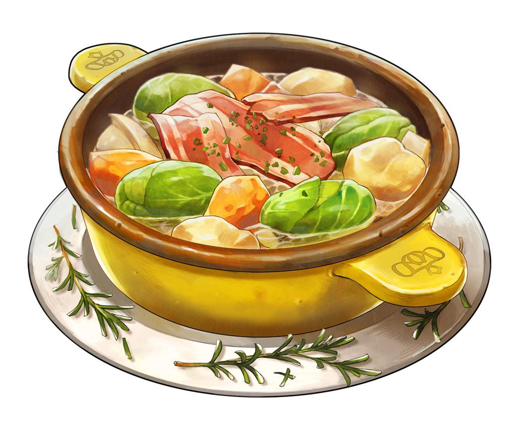 Argene Cabbage Stew Art from Harvestella