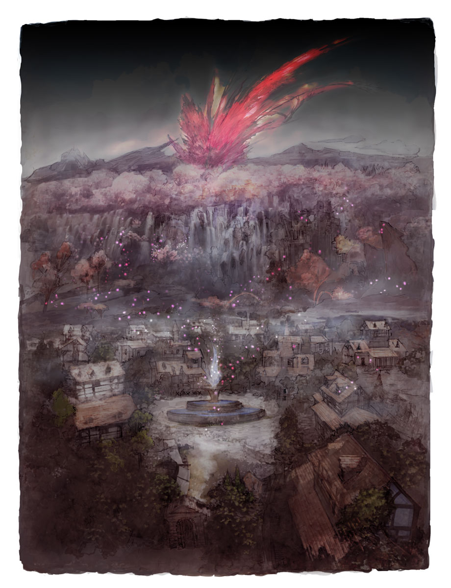 Autumn Seaslight Quietus Art from Harvestella