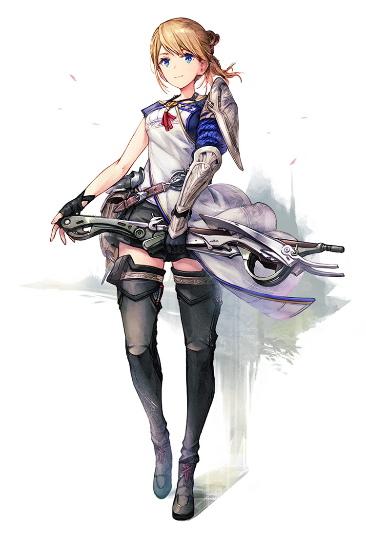 Female Protagonist Art from Harvestella