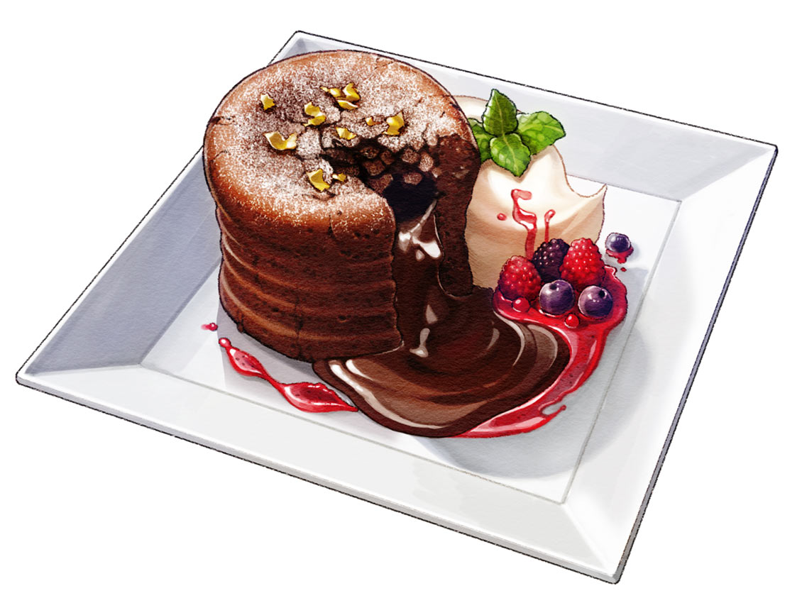 Melting Chocolate Fondant Art from Harvestella
