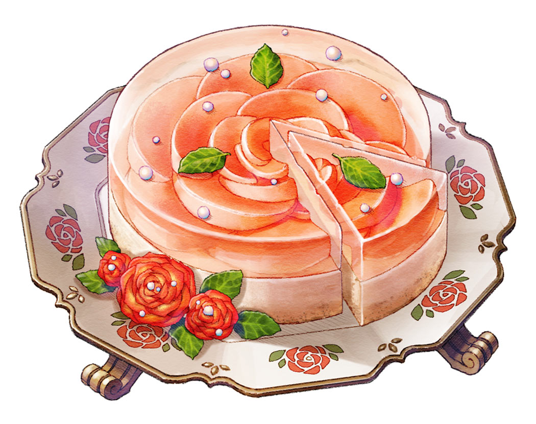 Peach Rose Mousse Art from Harvestella
