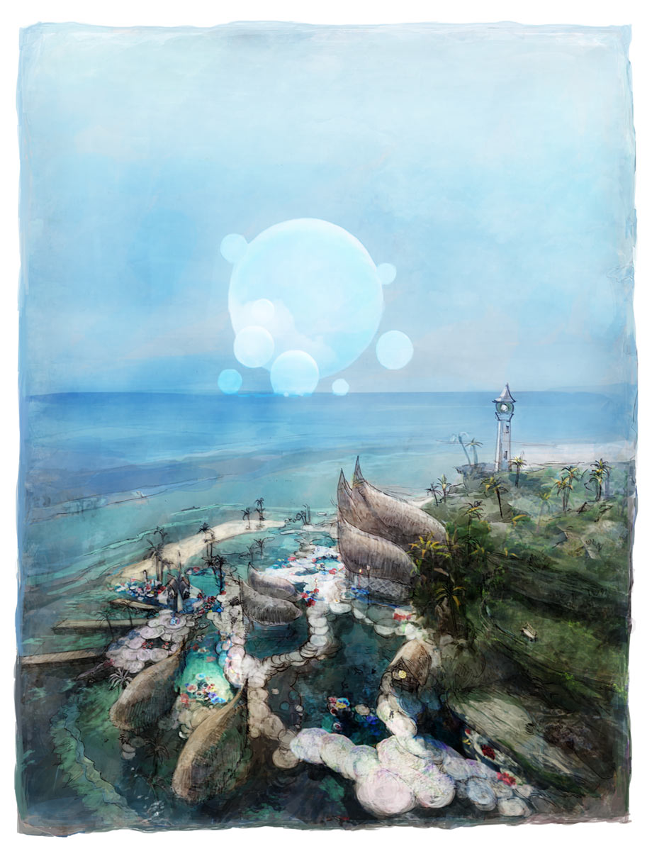 Summer Seaslight Art from Harvestella