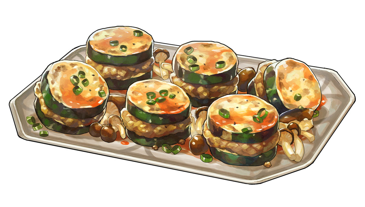 Zucchini Mince Sandwiches Art from Harvestella