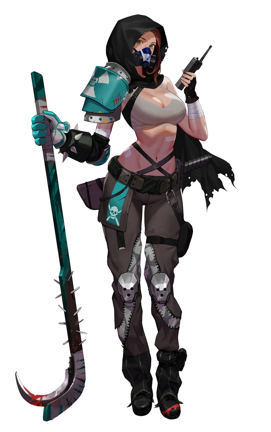 Apocalypse Barbara Art from Immortal Soul: Black Survival
