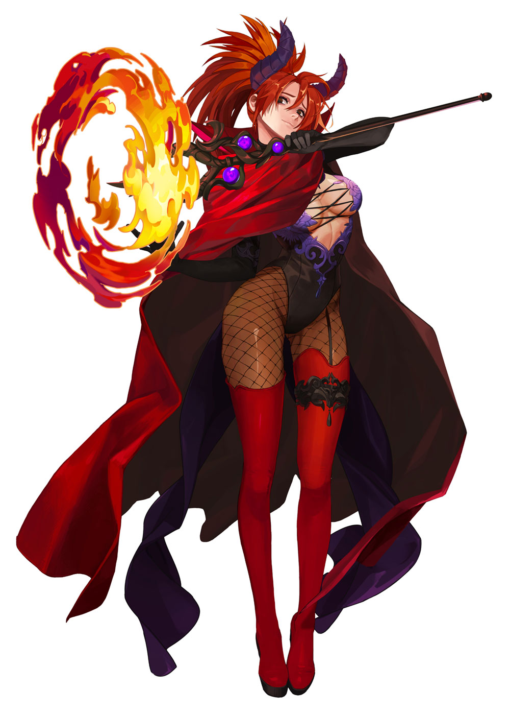 Devil of Flame Adriana Art from Immortal Soul: Black Survival