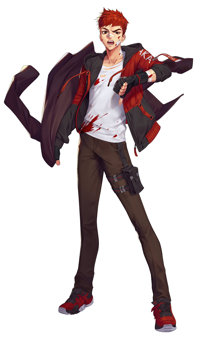 Guardian HyunWoo Art from Immortal Soul: Black Survival