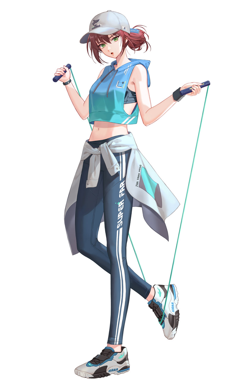 Gym Rat Fiora Art from Immortal Soul: Black Survival