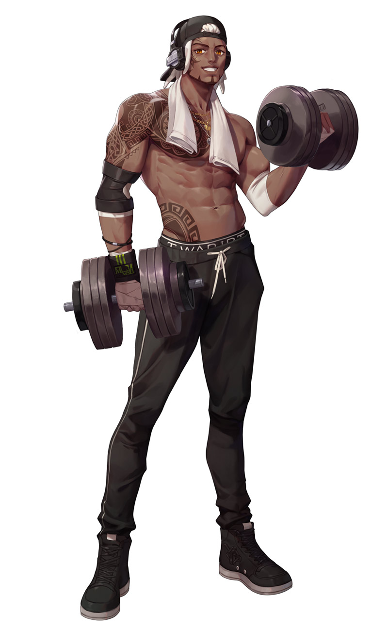 Gym Rat Jan Art from Immortal Soul: Black Survival