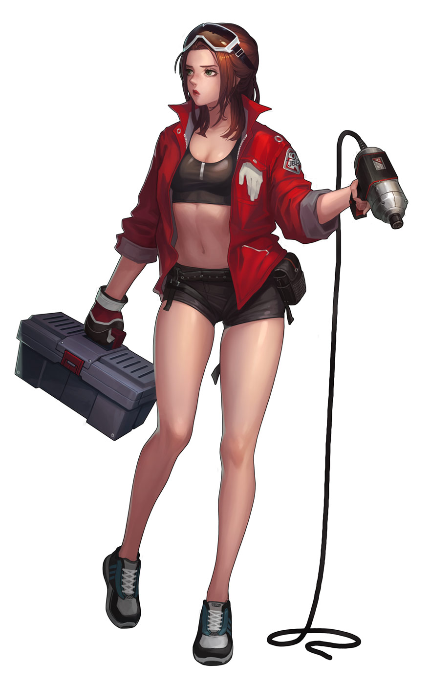 Mechanic Barbara Art from Immortal Soul: Black Survival