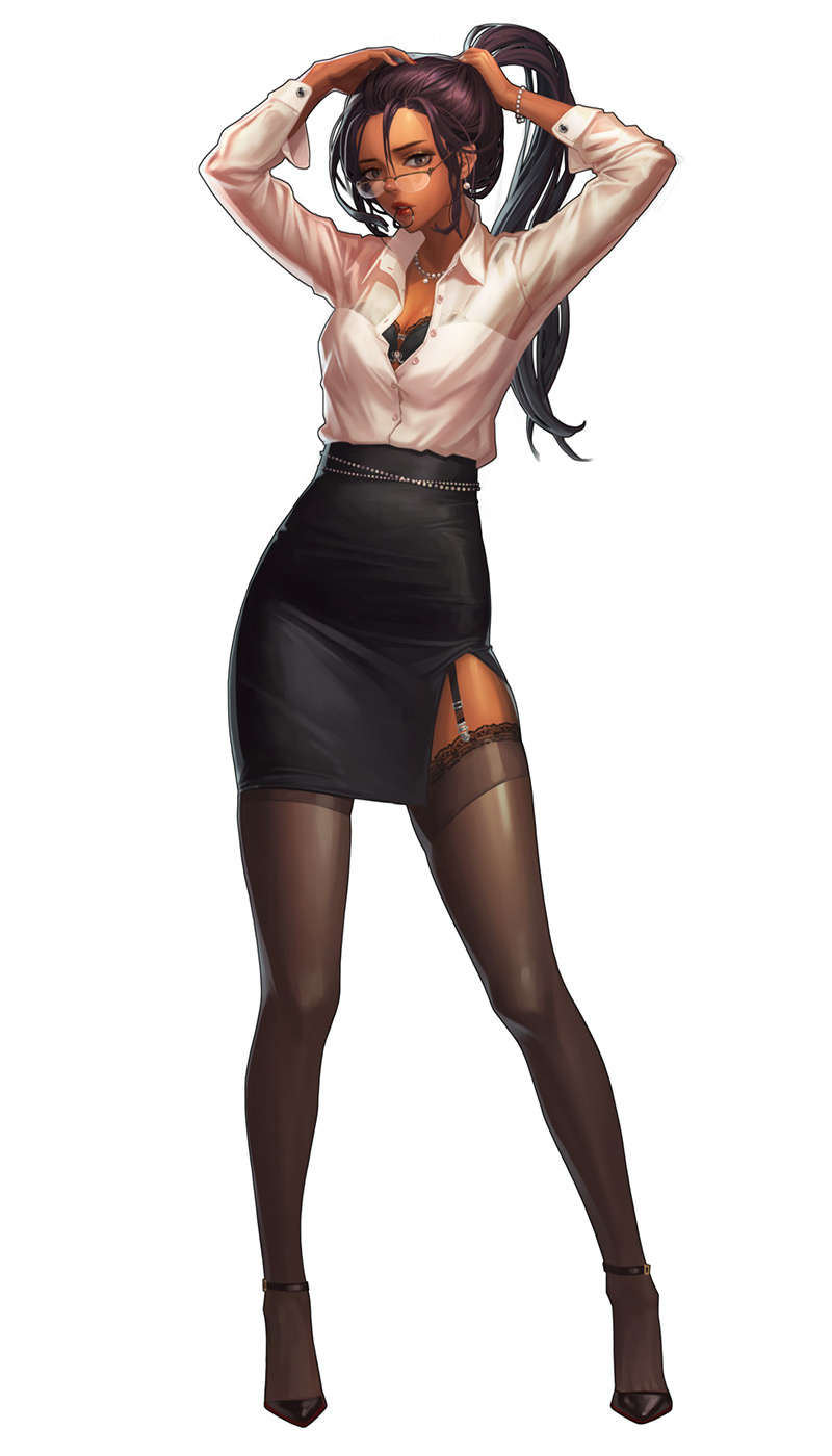 Office Lady Cathy Art from Immortal Soul: Black Survival