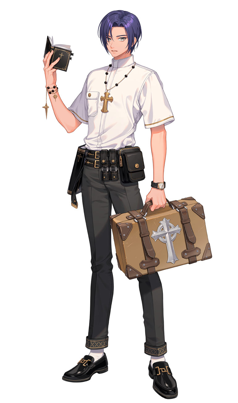 Summer Clergyman Johann Art from Immortal Soul: Black Survival