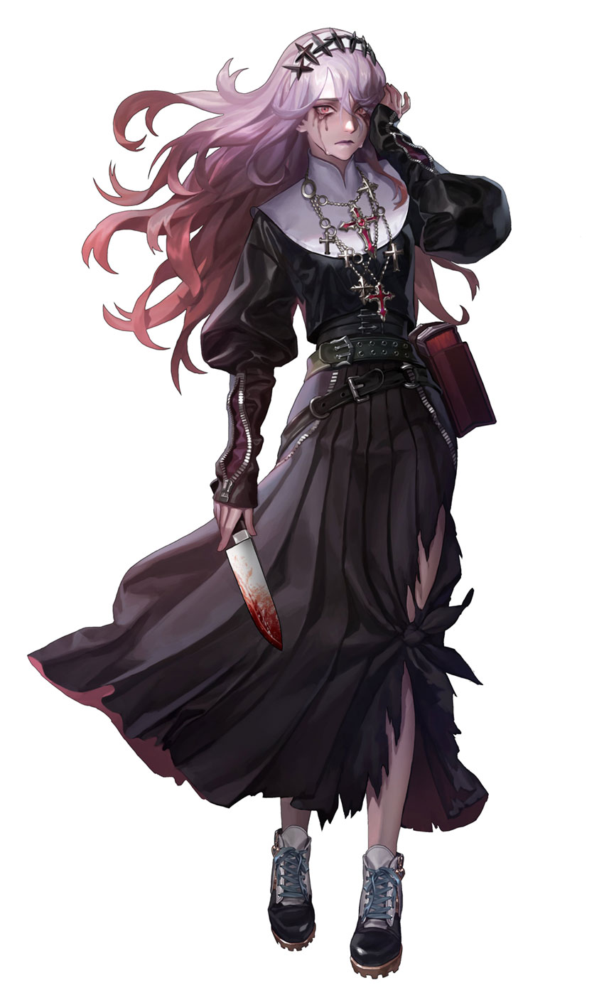 The Crying Chiara Art from Immortal Soul: Black Survival
