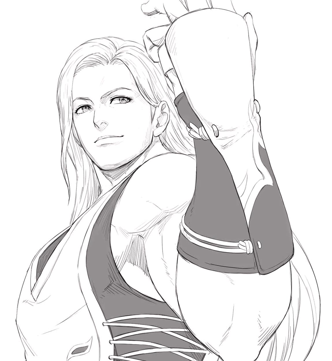 Andy Bogard Sketch from The King of Fighters XV