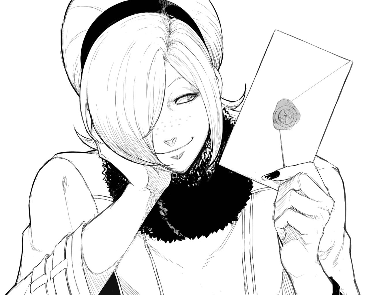 Ash Crimson Sketch from The King of Fighters XV