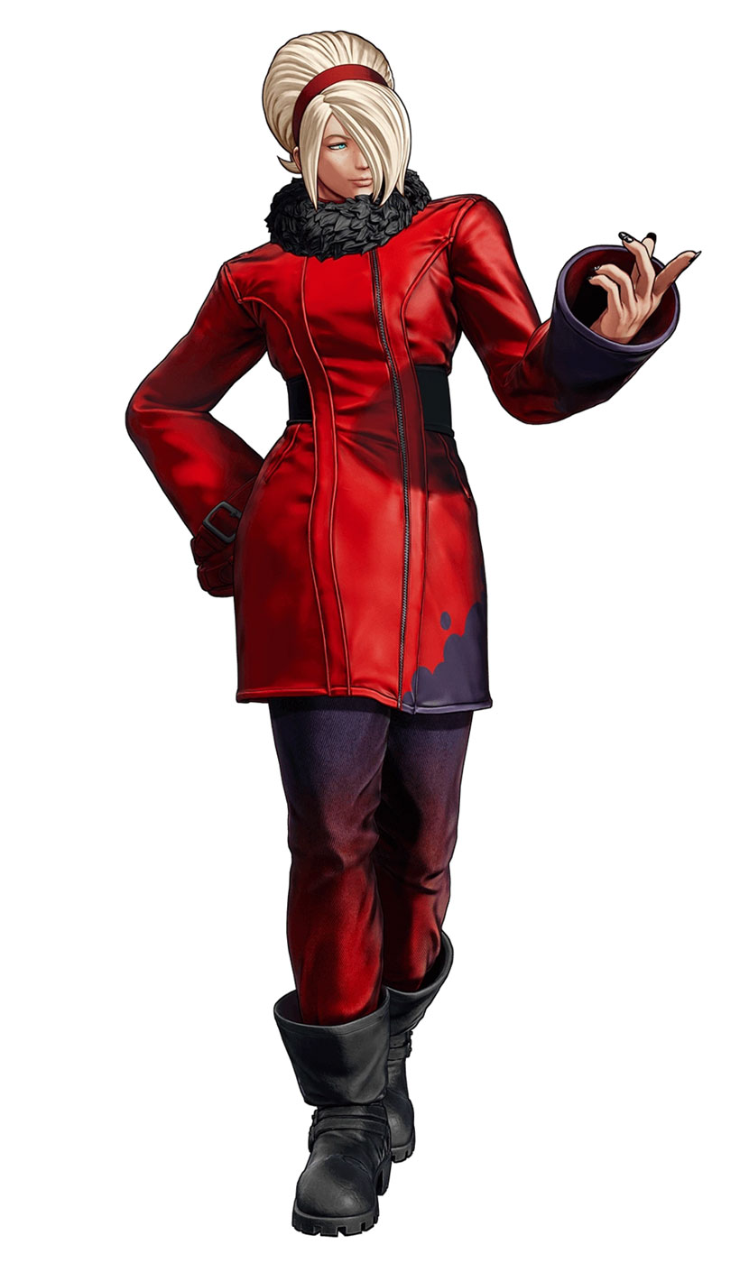 Ash Crimson Art from The King of Fighters XV