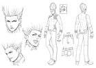 Benimaru Nikaido Concept Sketches