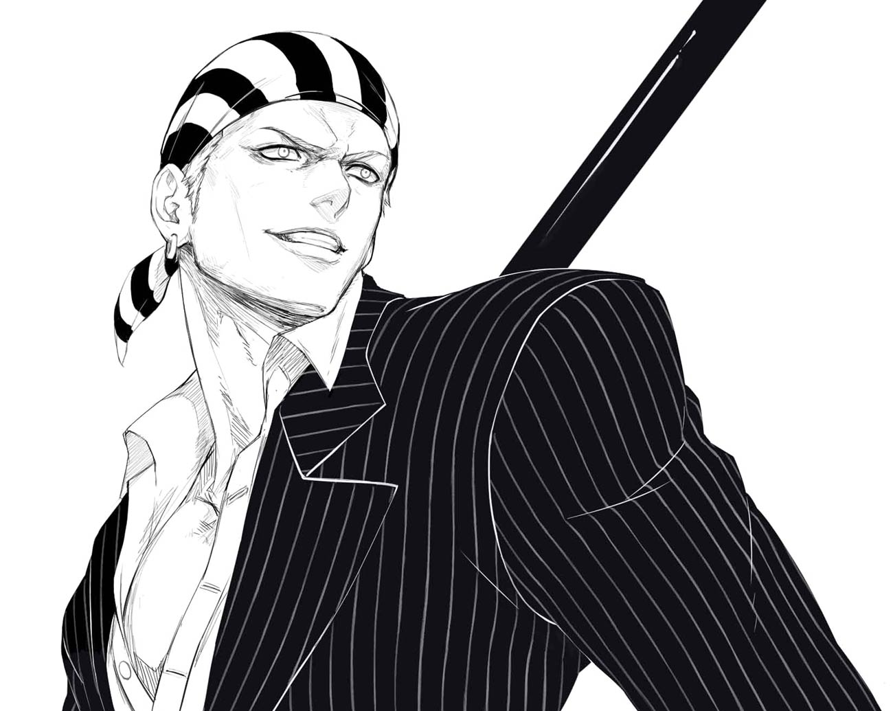 Billy Kane Sketch from The King of Fighters XV