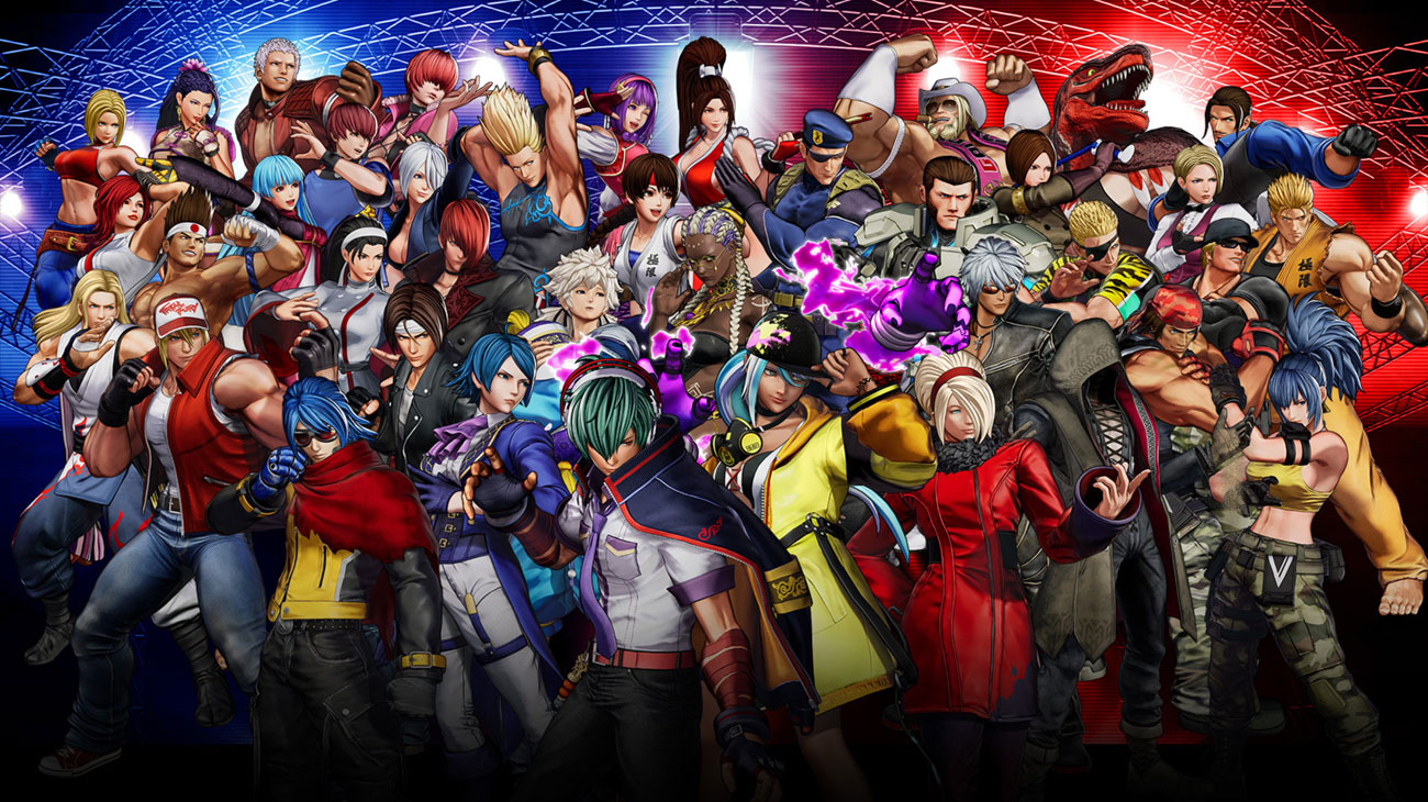 Characters Roster Art from The King of Fighters XV