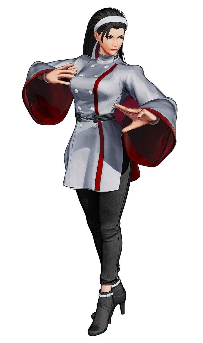 Chizuru Kagura Art from The King of Fighters XV