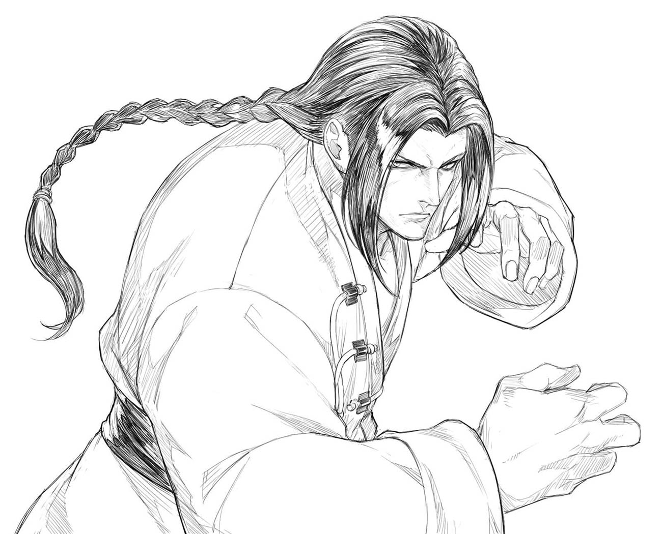 Gato Sketch from The King of Fighters XV