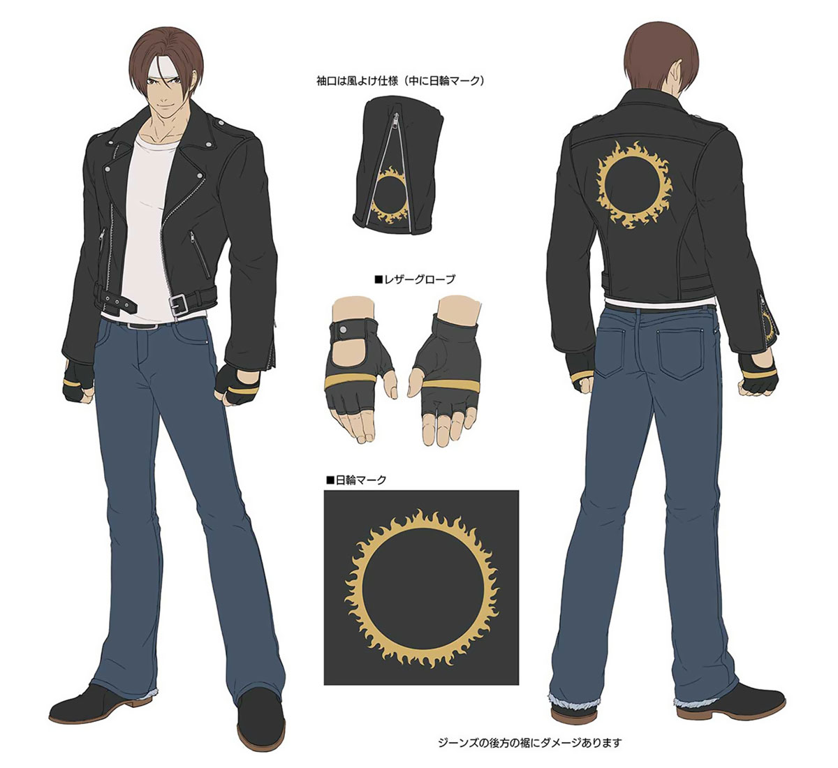 Kyo Kusanagi Concept Art from The King of Fighters XV