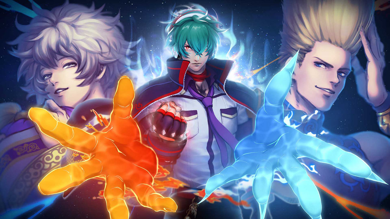 Meitenkun, Shun'ei, and Benimaru by Kou:G from The King of Fighters XV