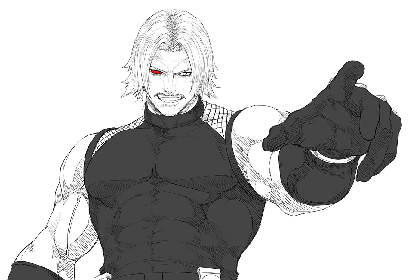 Omega Rugal Sketch from The King of Fighters XV