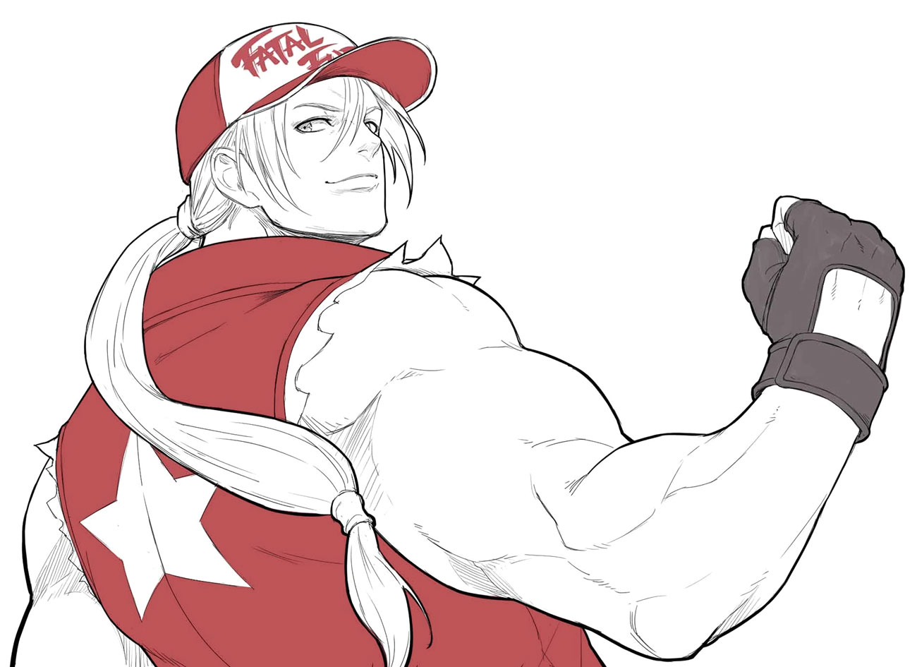 Terry Bogard Sketch from The King of Fighters XV