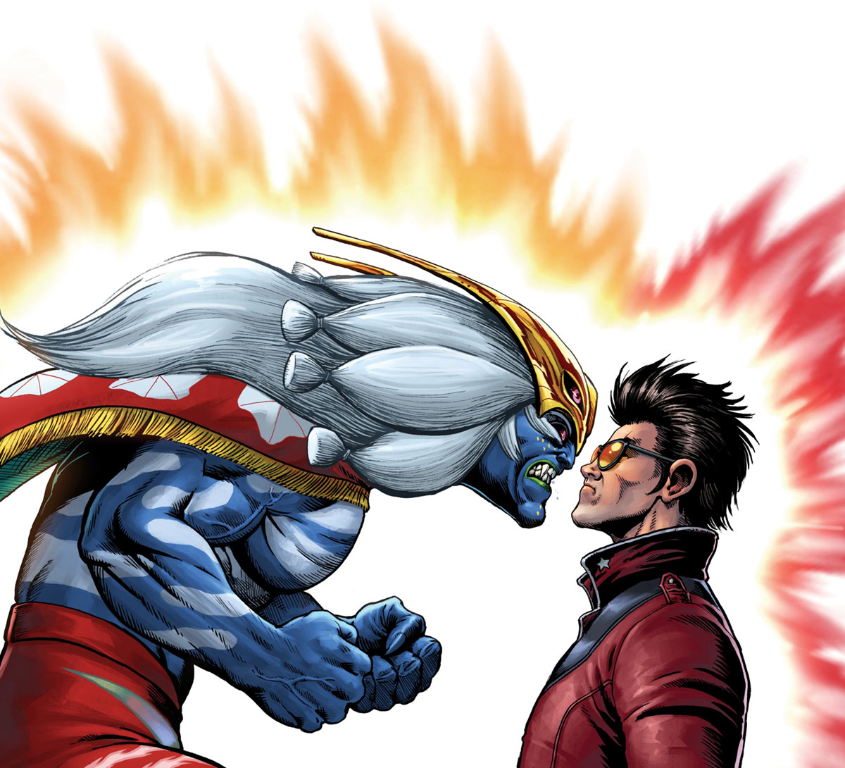 FU and Travis Art from No More Heroes III